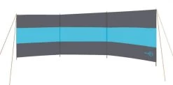 Bo-Camp Windscherm 3-vaks Grijs-blauw