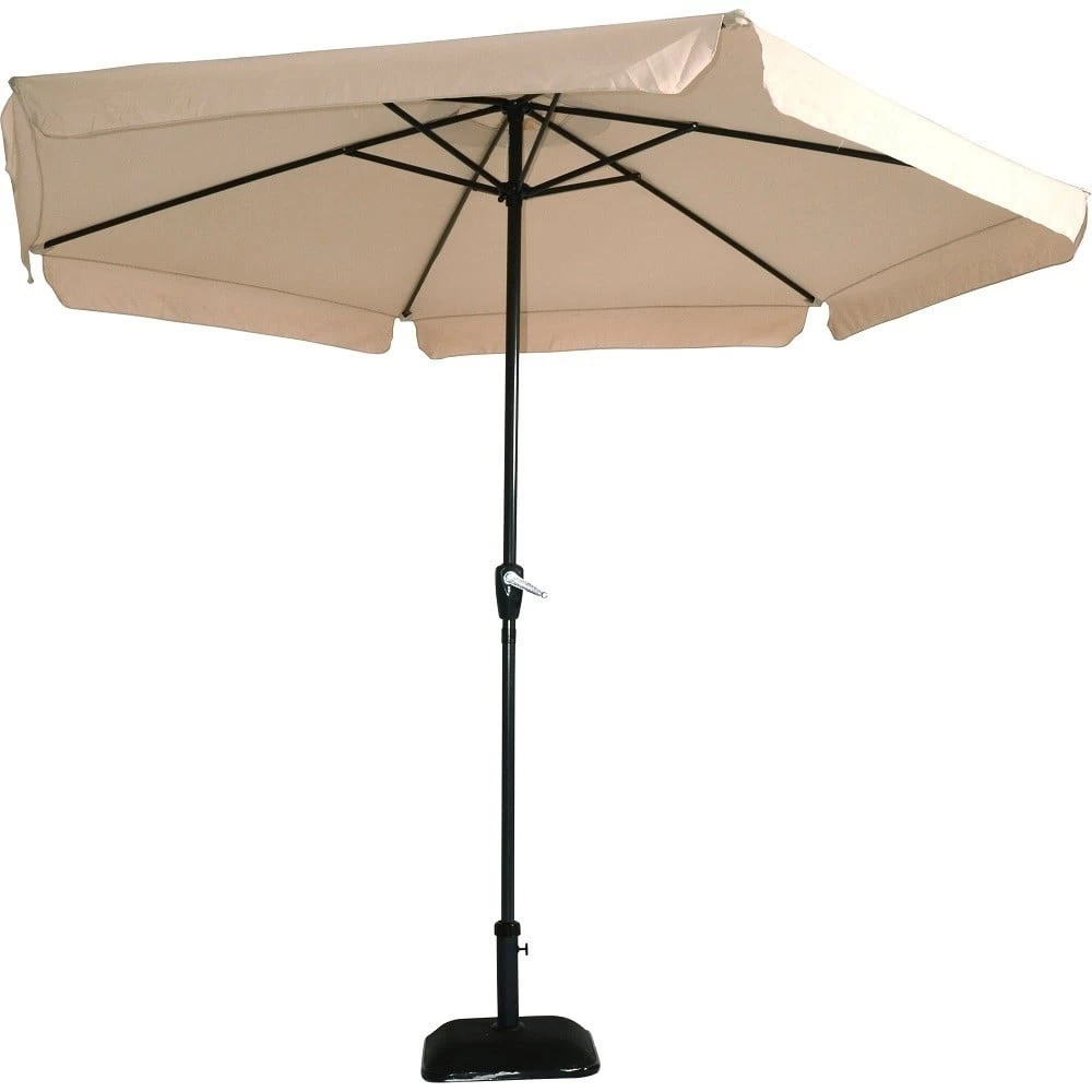 Lesli Living Parasol Gemini Ecru ø3mtr 3 Lesli Living Parasol Gemini Ecru ø3mtr