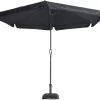Lesli Living Parasol Gemini Zwart ø3mtr 2 Lesli Living Parasol Gemini Zwart ø3mtr -Wildernis Camping Winkel 32273 lesli living parasol gemini zwart o3mtr