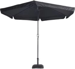 Lesli Living Parasol Gemini Zwart ø3mtr