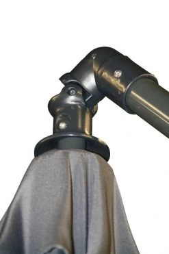 Lesli Living Zweefparasol Gemini Grijs 3mtr -Wildernis  Camping Winkel 32286 lesli living zweefparasol gemini grijs 3mtr