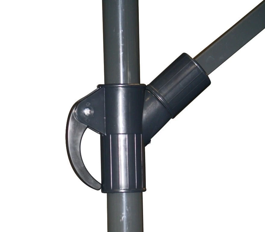 Lesli Living Zweefparasol Gemini Ecru 3mtr 4 Lesli Living Zweefparasol Gemini Ecru 3mtr - Afbeelding 2