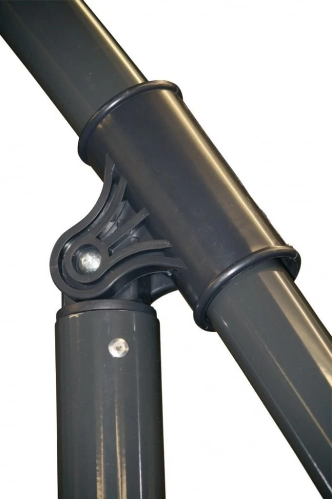 Lesli Living Zweefparasol Gemini Ecru 3mtr 6 Lesli Living Zweefparasol Gemini Ecru 3mtr - Afbeelding 4