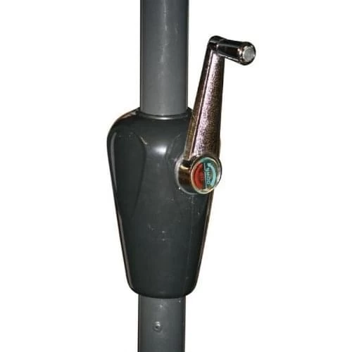 Lesli Living Parasol Libra Zwart ø3mtr 4 Lesli Living Parasol Libra Zwart ø3mtr - Afbeelding 2