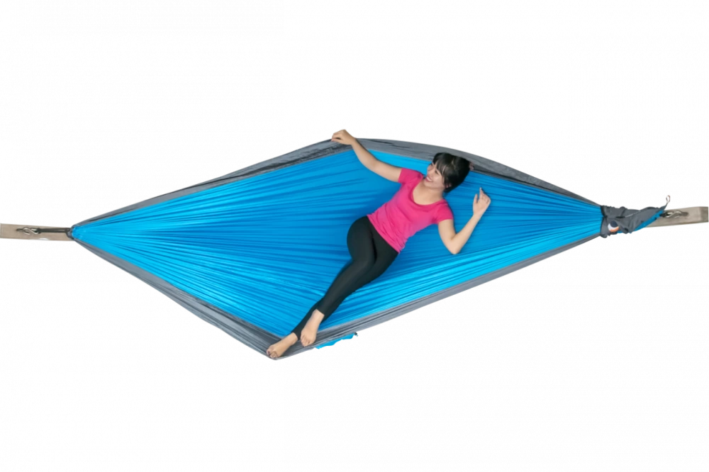 Ticket To The Moon Original Double Hangmat Donkerblauw 4 Ticket To The Moon Original Double Hangmat Donkerblauw - Afbeelding 2