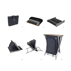 Defa Easy Folding Bamboe 60 X 49 X 82 Campingkast 8 Defa Easy Folding Bamboe 60 X 49 X 82 Campingkast -Wildernis Camping Winkel 69335 defa easy folding60 x 49 x 82 campingkast
