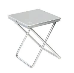 Bo-Camp Krukje Met Oplegblad Grijs -Wildernis  Camping Winkel 72372 camp gear kruk met oplegblad