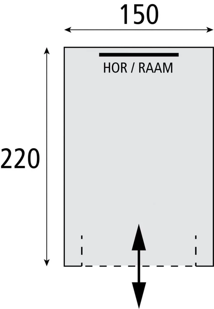 Bardani Faro Schuurtent Grijs 4 Bardani Faro Schuurtent Grijs - Afbeelding 2