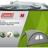 Coleman Event Shelter M Zijwand Met Deur -Wildernis  Camping Winkel 75869 coleman event shelter m sunwall w door silver