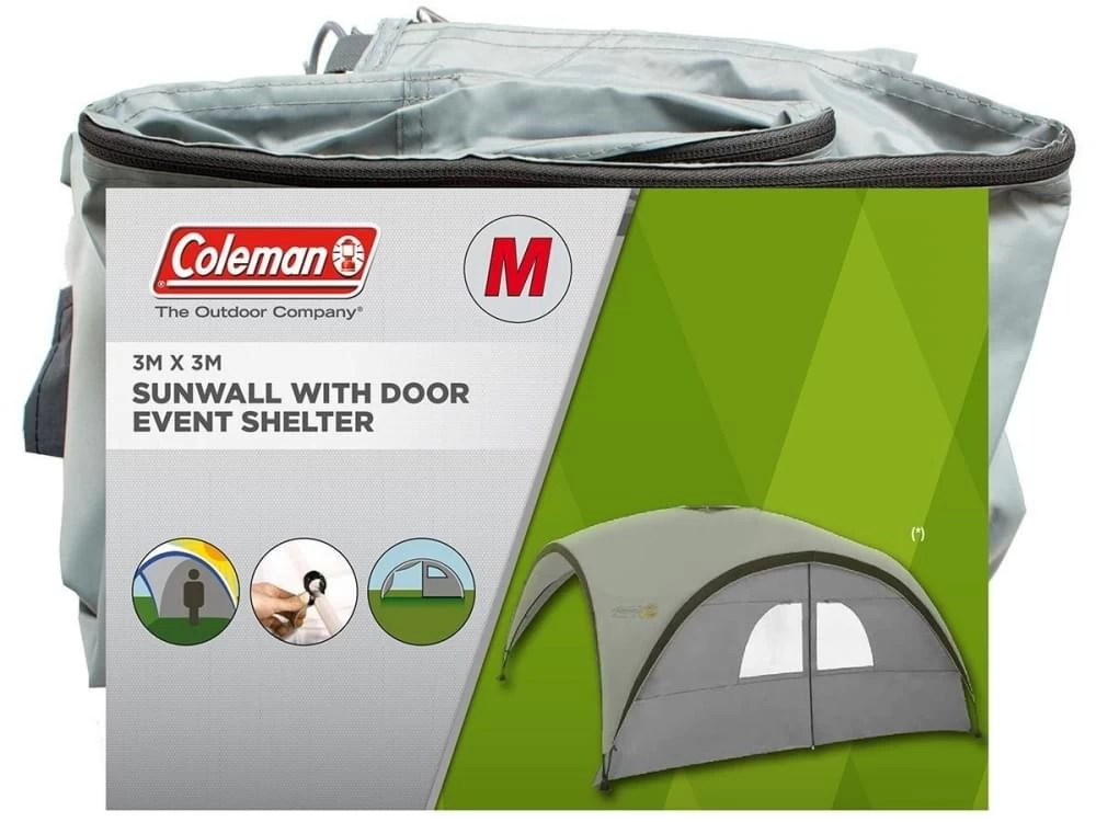Coleman Event Shelter M Zijwand Met Deur 3 Coleman Event Shelter M Zijwand Met Deur