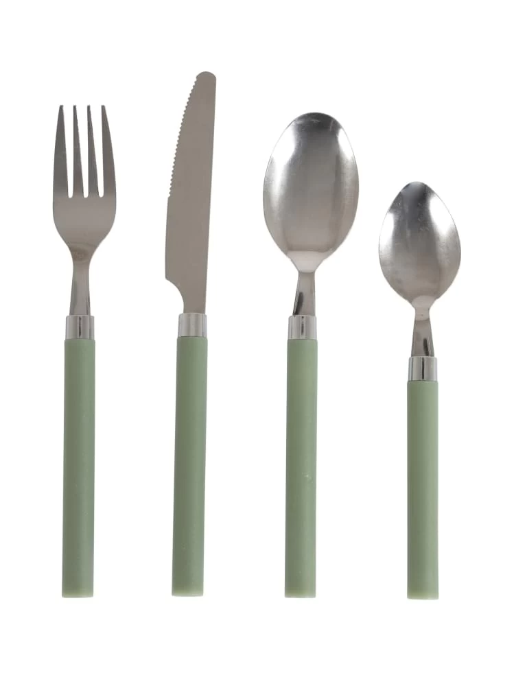Bo-Camp Bestekset 4-delig Groen 3 Bo-Camp Bestekset 4-delig Groen