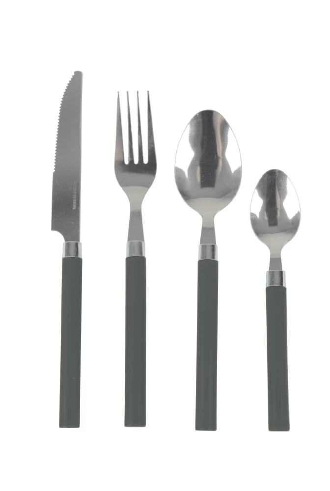Bo-Camp Bestekset 4-delig Grijs 3 Bo-Camp Bestekset 4-delig Grijs