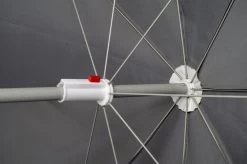 Bo-Camp Parasol Ø 200 Grijs -Wildernis  Camping Winkel 76435 bo camp parasol o 200