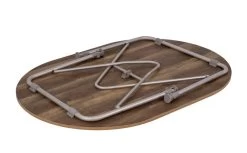 Bo-Camp Feather Oval 130 X 90 Cm Campingtafel -Wildernis  Camping Winkel 76709 bo camp feather oval 130 x 90 cm campingtafel