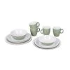 Bo-Camp Serviesset Melamine 16-delig Groen -Wildernis  Camping Winkel 76874 bo camp serviesset melamine 16 delig