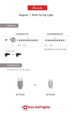 LEDR Patio Lights Round Extension Kit -Wildernis  Camping Winkel 77030 ledr patio lights round extension kit