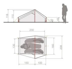 Vaude Lizard Seamless 2P / 2 Persoons Tent Groen 9 Vaude Lizard Seamless 2P / 2 Persoons Tent Groen -Wildernis Camping Winkel 78556 vaude lizard seamless 2p 2 persoons tent
