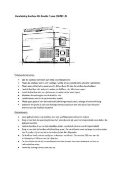 Campguru 45L Double Koelbox 12 Campguru 45L Double Koelbox -Wildernis Camping Winkel 80421 human comfort 45l double koelbox