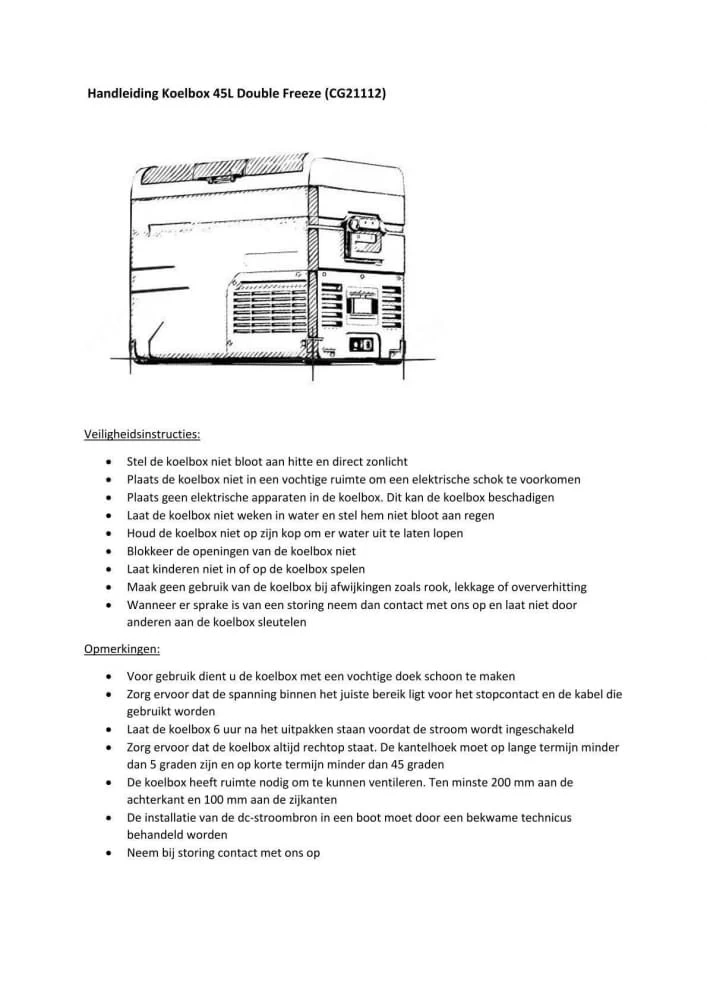 Campguru 45L Double Koelbox 5 Campguru 45L Double Koelbox - Afbeelding 3