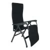 Crespo AP-242 Air-Deluxe Relaxstoel Zwart -Wildernis  Camping Winkel 80970 crespo ap 242 air deluxe relaxstoel