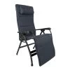 Crespo AP-252 XL Air-Deluxe Relaxstoel Grijs -Wildernis  Camping Winkel 80971 crespo ap 252 xl air deluxe relaxstoel