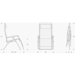 Lafuma RSXA Clip Batyline Relaxstoel Zwart 10 Lafuma RSXA Clip Batyline Relaxstoel Zwart -Wildernis Camping Winkel 81187 lafuma rsxa clip batyline relaxstoel