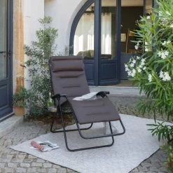 Lafuma RSX Clip Air Comfort XL Relaxstoel Bruin -Wildernis  Camping Winkel 81295 lafuma rsx clip air comfort xl relaxstoel