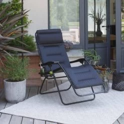 Lafuma RSX Clip Air Comfort Relaxstoel Zwart -Wildernis  Camping Winkel 81301 lafuma rsx clip air comfort relaxstoel