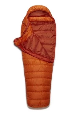 RAB Ascent 300 Long Mummy Slaapzak Dons Oranje 8 RAB Ascent 300 Long Mummy Slaapzak Dons Oranje -Wildernis Camping Winkel 83856 rab ascent 300 long mummy slaapzak dons