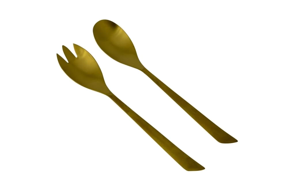Bo-Camp Industrial Saladebestek Fay 2-delig Goud 3 Bo-Camp Industrial Saladebestek Fay 2-delig Goud