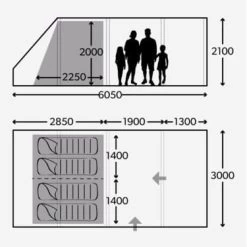 Dometic Rarotonga FTT 401 TC 4-persoons Opblaastent -Wildernis  Camping Winkel 85417 dometic rarotonga ftt 401 tc 4 persoons opblaastent