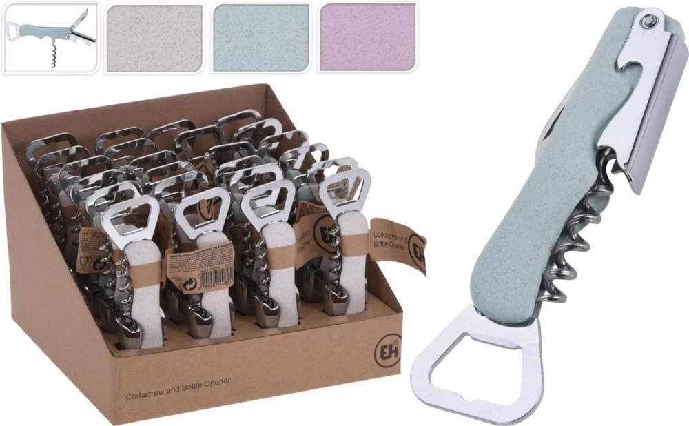 ML Kurkentrekker En Flesopener 3 ML Kurkentrekker En Flesopener