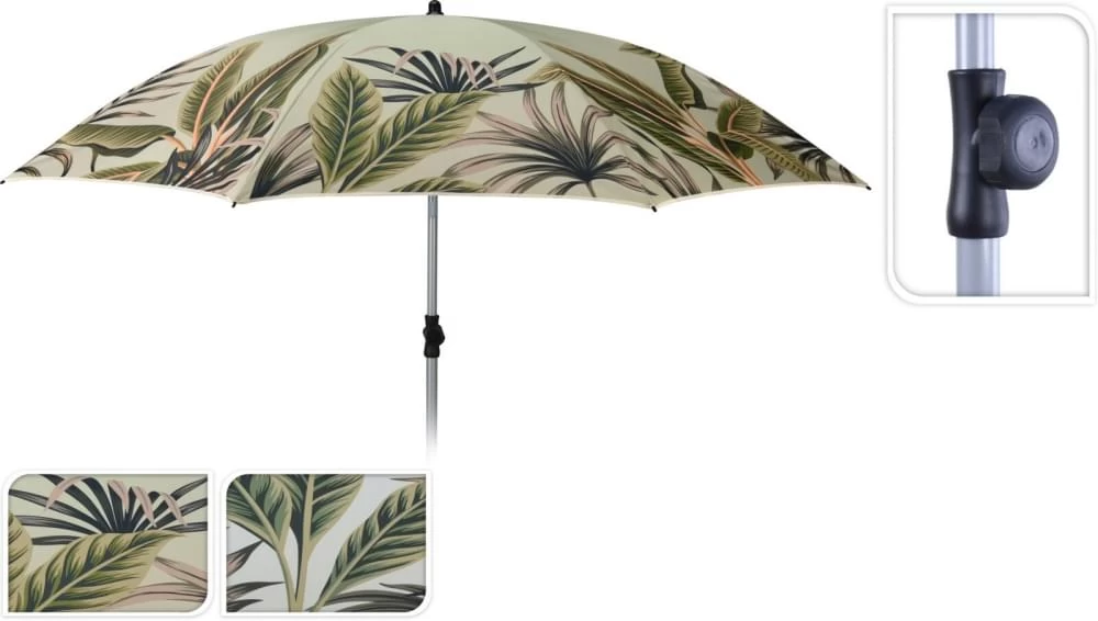 ML Strandparasol Bladeren Ø 200 Cm 3 ML Strandparasol Bladeren Ø 200 Cm