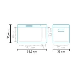 Mestic MCC-25 AC/DC Compressor Koelbox -Wildernis  Camping Winkel 88048 mestic mcc 25 adc compressor koelbox