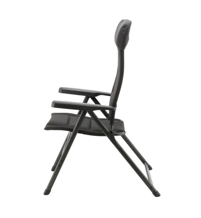 Travellife Barletta Comfort Campingstoel Donkergrijs 4 Travellife Barletta Comfort Campingstoel Donkergrijs - Afbeelding 2