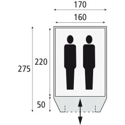 Wildernis Camping Winkel 4 Wildernis Camping Winkel -Wildernis Camping Winkel 88162 safarica dakar 170 tc 2 persoons tent