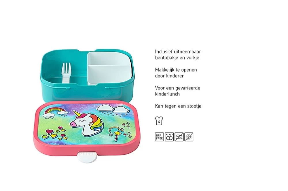 Mepal Lunchbox Campus - Eenhoorn 4 Mepal Lunchbox Campus - Eenhoorn - Afbeelding 2