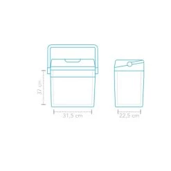 Mestic MTEC-28 Thermo-Elektrische Koelbox AC/DC -Wildernis  Camping Winkel 90790 mestic mtec 28 thermo elektrische koelbox