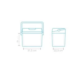 Mestic MTEC-25 Thermo-Elektrische Koelbox -Wildernis  Camping Winkel 90799 mestic mtec 25 thermo elektrische koelbox