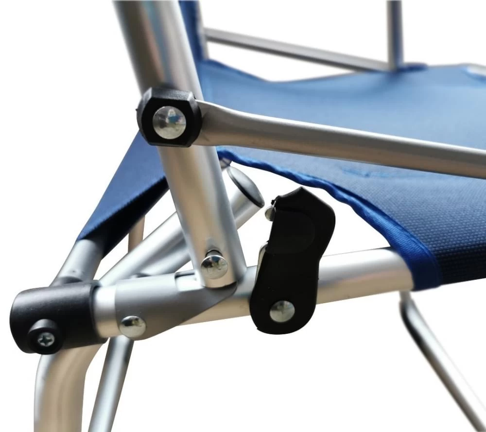 Campguru Chair Low Strandstoel Blauw 4 Campguru Chair Low Strandstoel Blauw - Afbeelding 2