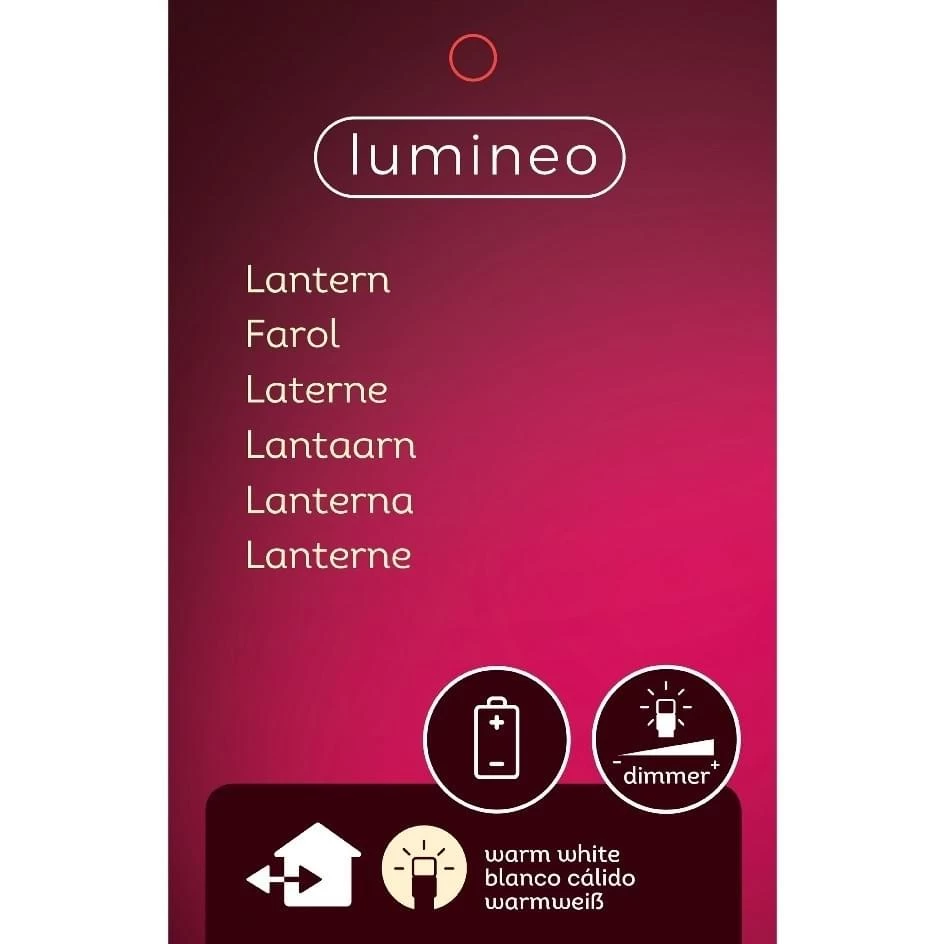 Lumineo LED Camping Lantaarn 5 Lumineo LED Camping Lantaarn - Afbeelding 3