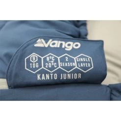 Vango Kanto Junior Mummy Kinderslaapzak Synthetisch Blauw -Wildernis  Camping Winkel 96444 vango kanto junior kinderslaapzak
