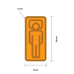Therm-A-Rest LuxuryMap XL Slaapmat Blauw -Wildernis  Camping Winkel 98292 therm a rest luxurymap xl slaapmat