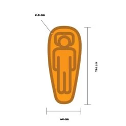 Therm-A-Rest Trail Lite Large Slaapmat Grijs -Wildernis  Camping Winkel 98339 therm a rest trail lite large slaapmat